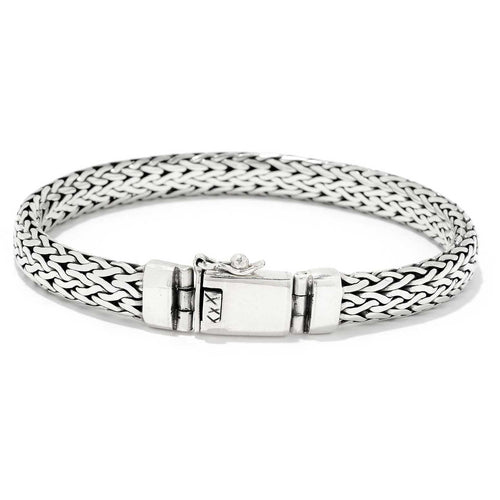 Sterling Braided Bali Bracelet, 8.50 inches
