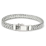 Sterling Braided Bali Bracelet, 8.50 inches