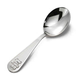 Sterling Silver Baby Spoon, 4 Inches Overall, Teddy Bear Handle