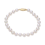 Cultured Pearls, 7.25MM Bracelet, 14K Yellow Gold