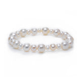 White Freshwater Cultured Pearl Stretch Bracelet