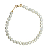 Child's Freshwater Cultured Pearl Bracelet, 4.5-4 MM, Gold Filled