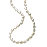 Baroque Freshwater Cultured Pearl Necklace, Sterling Silver