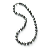 Natural Color Tahitian Semi-Baroque Cultured Pearls, 17 Inches