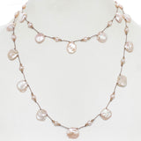 'Keshi' Freshwater Cultured Pearl Necklace, Sterling Silver