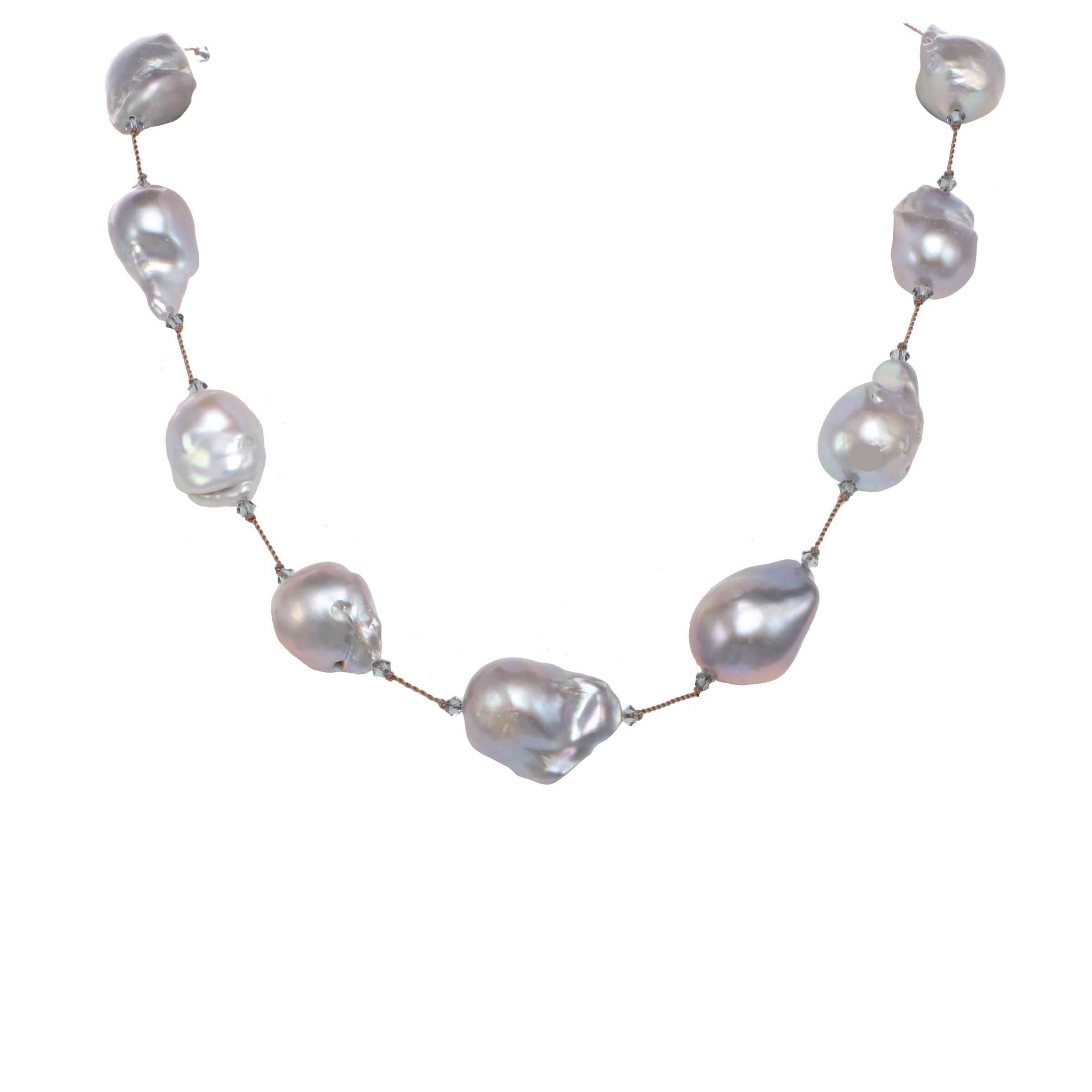 ネックレス・ペンダント Monday Edition _ The Baroque Pearl and Silver Ball Necklace Monday Edition _ The Baroque Pearl and Silver Ball Necklace