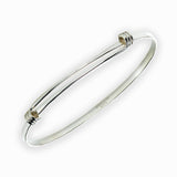 'Petite Signature' Bangle Bracelet, Sterling Silver