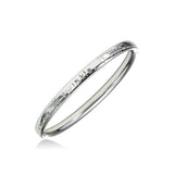 'Twinkle, Twinkle Little Star' Bangle Bracelet, Sterling Silver