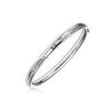 'Twinkle, Twinkle Little Star' Bangle Bracelet, Sterling Silver