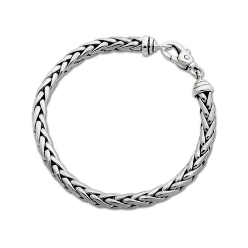 Wheat Design Bracelet, Sterling Silver