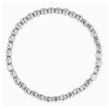 Stretchy Bead Bracelet, Sterling Silver with Gold Plating