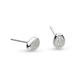 Coast Pebble Glisten CZ Stud Earrings, Sterling Silver