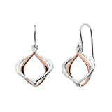 Alicia Grande Drop Earrings, Sterling Silver 18K Gold Plating