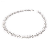 Delicate Flower Necklace, Sterling Silver