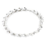 Nested Leaf Necklace, Sterling Silver