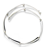 Medium "Ribbon Link" Necklace, Sterling Silver