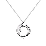 Helix Wrap Pendant, Sterling Silver