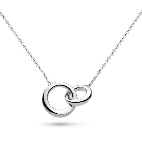 Bevel Cirque Link Necklace, Sterling Silver