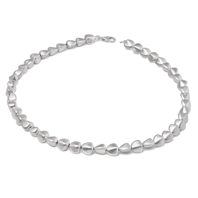 Seed Design Necklace, Sterling Silver