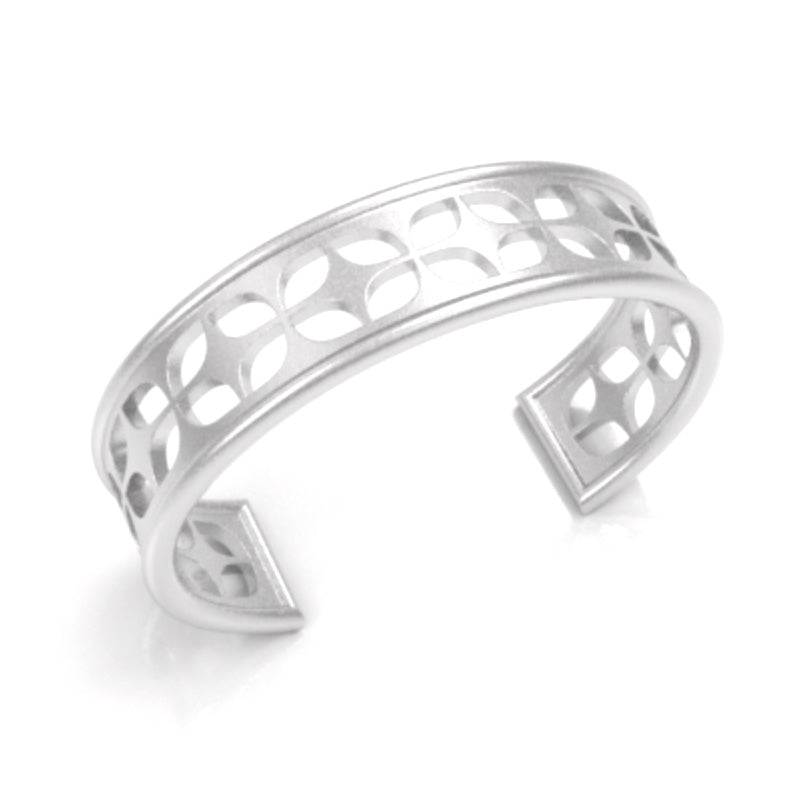 Satellite Motif Cuff Bracelet, Sterling Silver