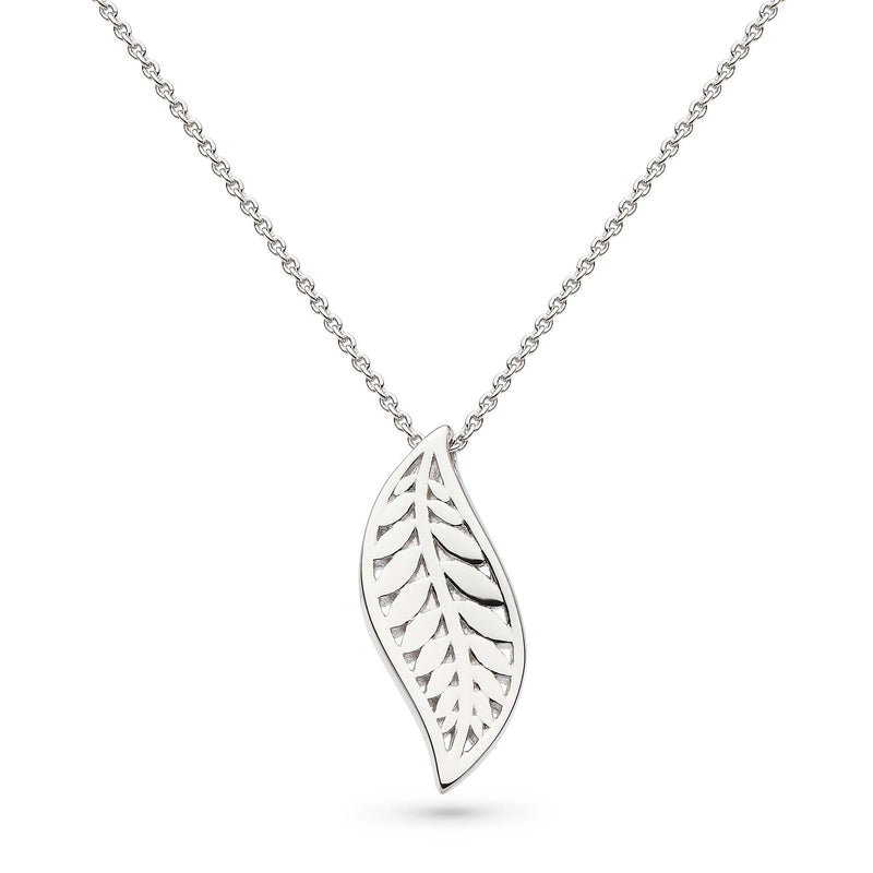 Blossom Eden Leaf Pendant, Sterling Silver