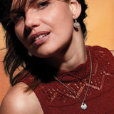 Essence Radiance Small Fan Pendant, Sterling Silver