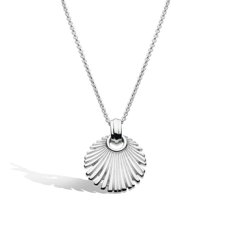 Essence Radiance Small Fan Pendant, Sterling Silver