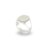 Oval Signet Ring, Size 6, Sterling Silver