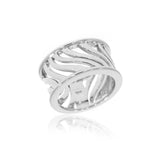 Modern Openwork Ring, Sterling Silver