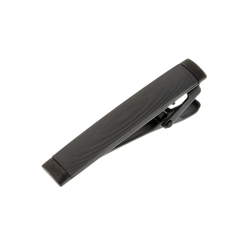 Matte Black Carbon Fiber Tie Bar, Stainless Steel