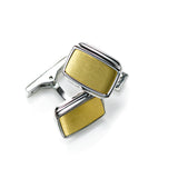 Gold Tone Cufflinks, Stainless Steel