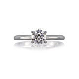 Lazare Ideal 1 Carat Diamond Ring, 18K White Gold