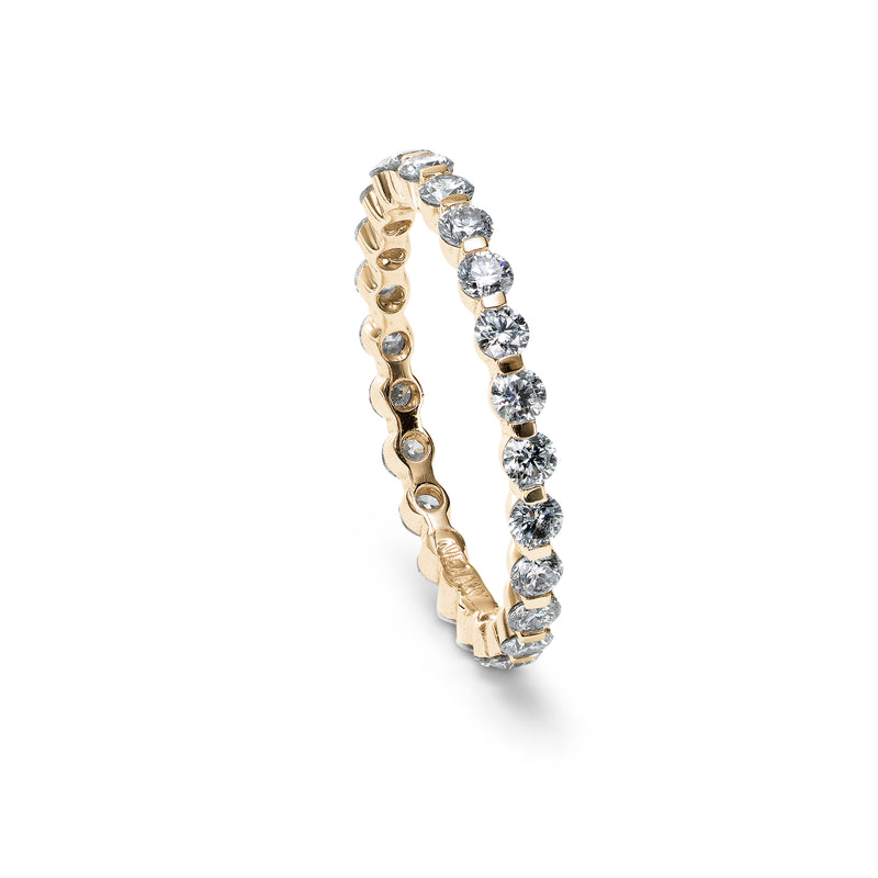 Diamond Eternity Band, 14K Yellow Gold