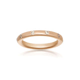 Flush Set Fancy Brown Diamond Band, 14K Rose Gold