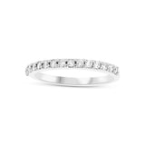 Halfway Around Diamond Band, .33 Carat, 14K White Gold