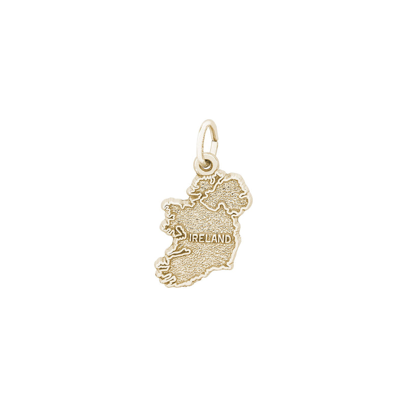 Ireland Charm, 14K Yellow Gold