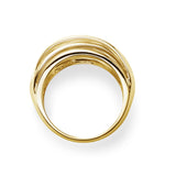 Bold Gold Strand Ring, 14K Yellow Gold