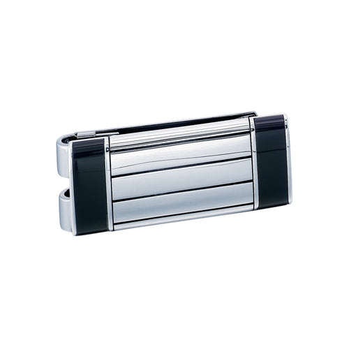 Black Onyx Money Clip, Sterling Silver