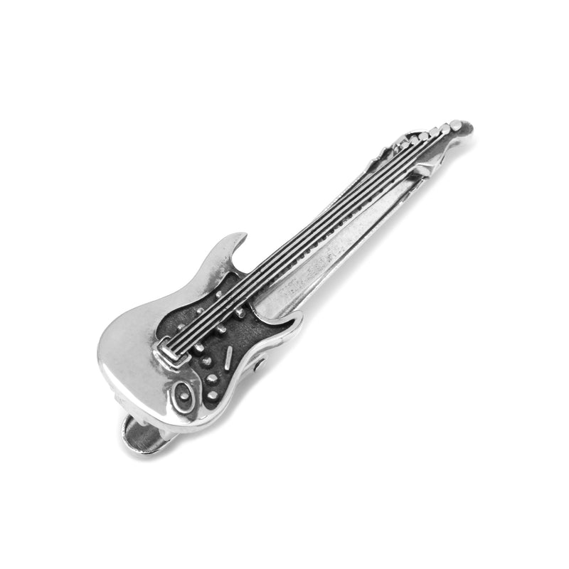 Electric Guitar Tie Bar, Plated Base Metal