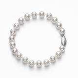 Saltwater Cultured Pearls, 6.75MM Bracelet, 14K Gold