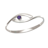 Versatile Swing Bracelet with Amethyst, Sterling Silver
