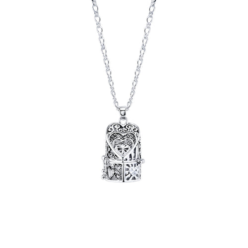 Wish Box "Straight From The Heart" Pendant, Sterling Silver
