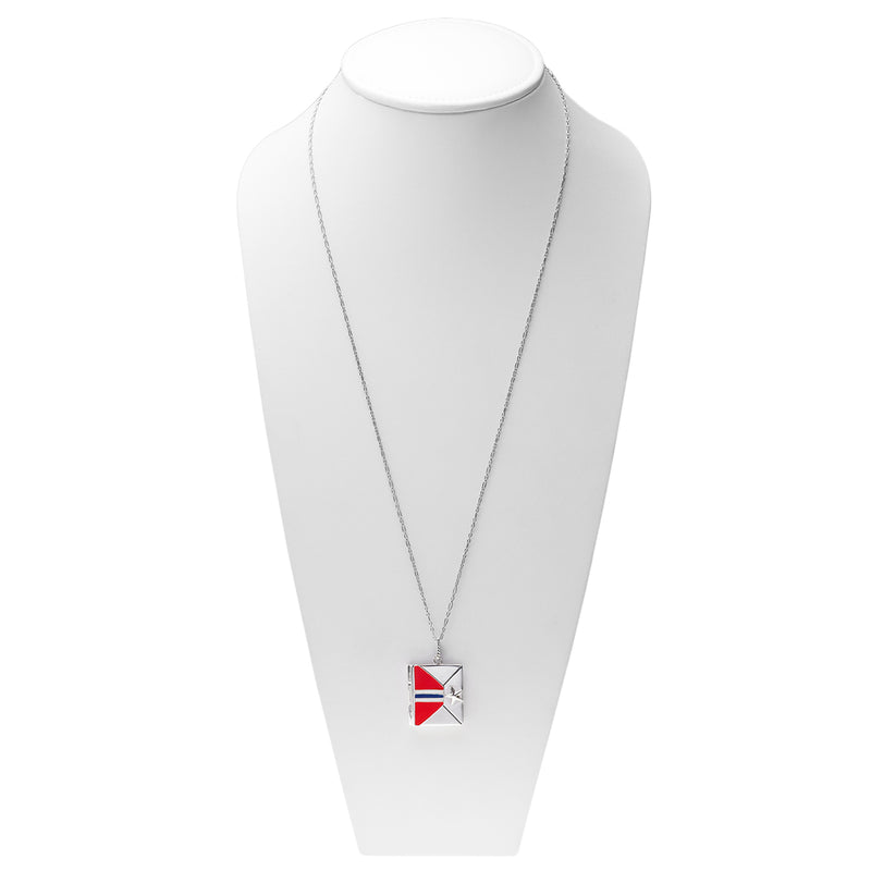 US Military Star Honor Guard Pendant, Sterling Silver