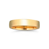 Flat Wedding Band, 5 MM, 14K Yellow Gold