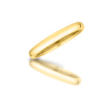 Half Domed 14 Karat Yellow Gold Band, Sizes 6 through 10